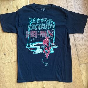 Marvel Spider-Man Graphic Tee in Black